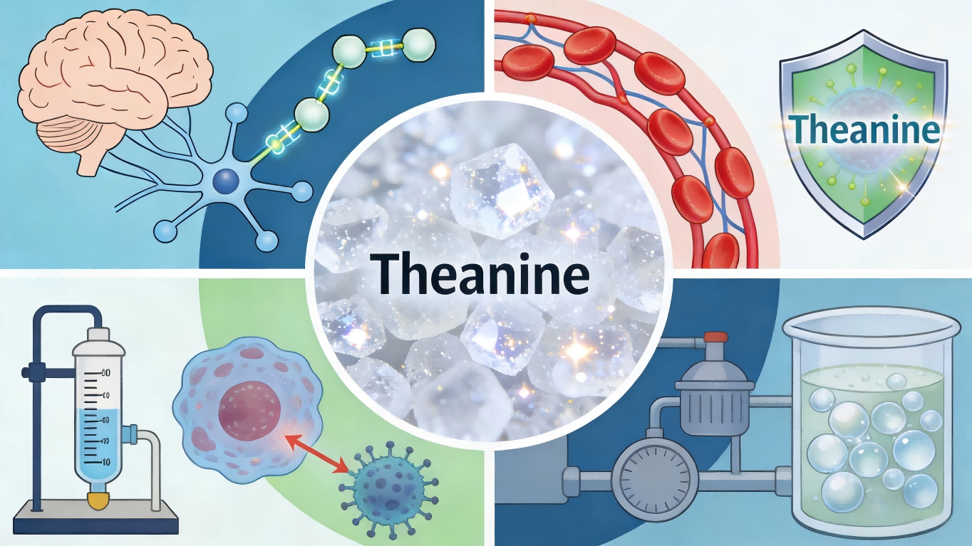 The Ultimate Guide to Theanine: Properties, Benefits, Production, and Future Trends